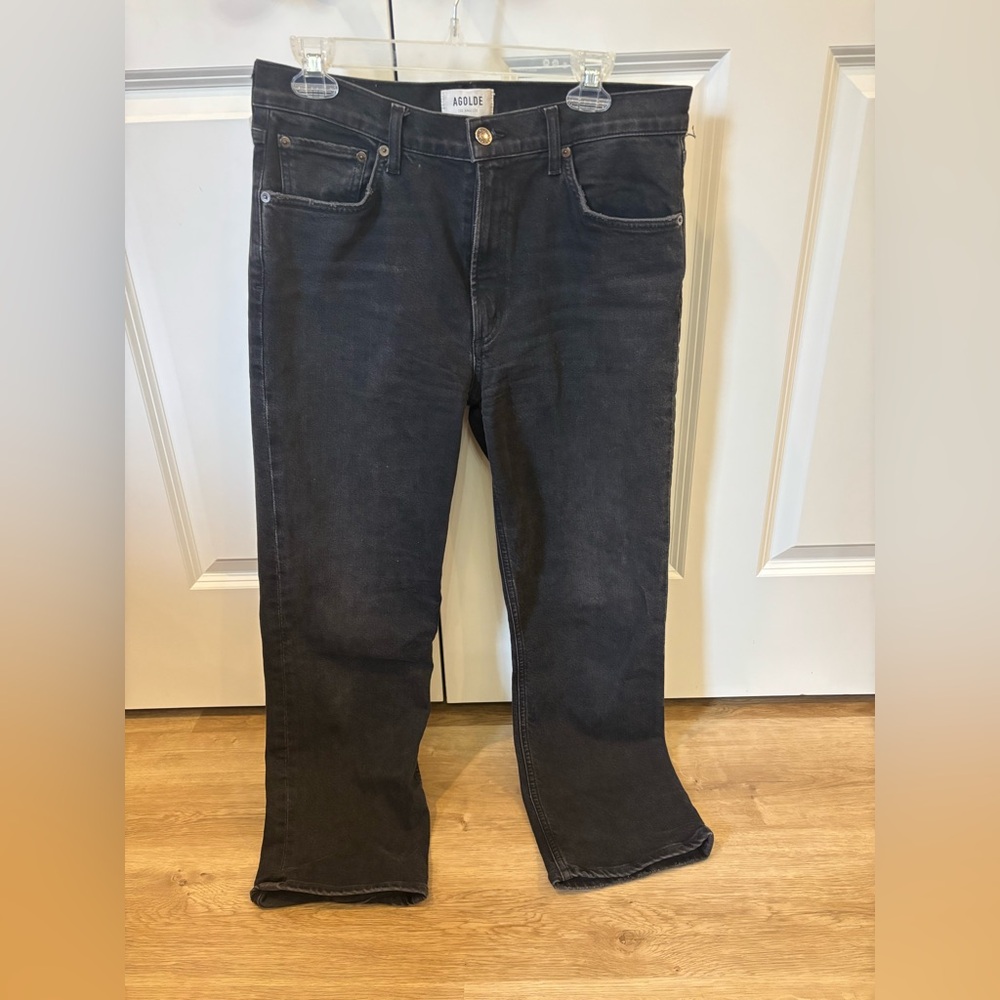 AGOLDE women’s blackk jeans size 30
